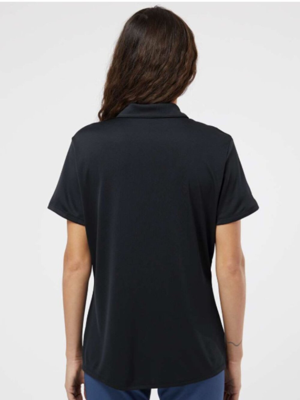 Adidas - A231 Women's Performance Polo - Black - Picture 3 of 5